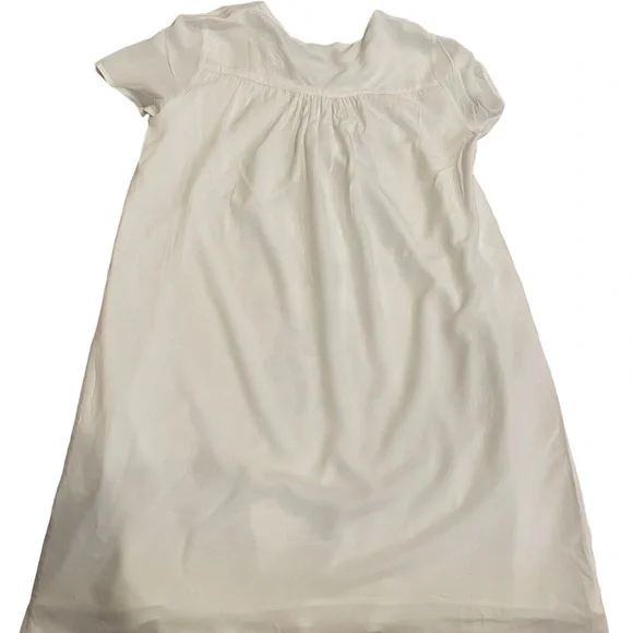 Lulu’s Down in Kokomo Ivory Floral Embroidered Shift Lace-up Dress, Size M, EUC - Picture 9 of 9